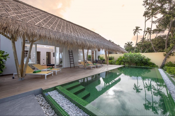 Family Beach Villa with Pool